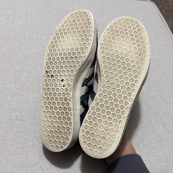 Adidas Gazelle Primeknit Sneaker-Mens 7.5-Blue/White-GUC - Picture 10 of 16